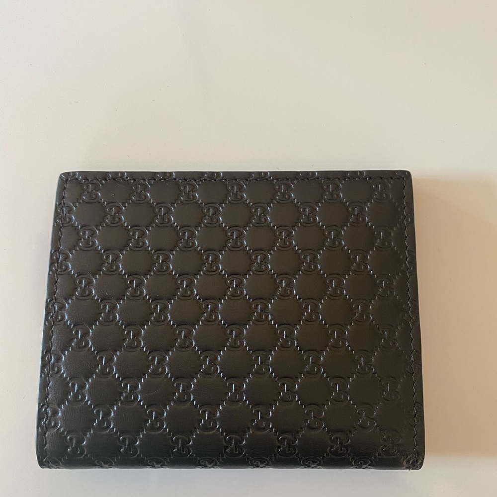 GUCCI Men's DARK BROWN Micro GG Wallet